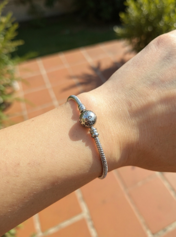 Çelik Zincir Charm Bileklik Birebir Model